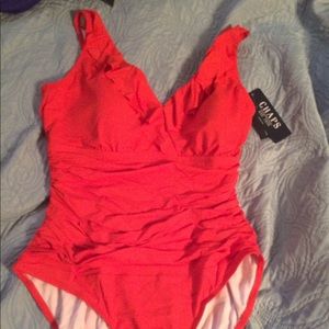 NWT Ralph Lauren ruffled one piece